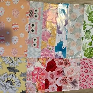 20 Assorted Polymailers for Shipping Packages 10x13 Floral Mailers